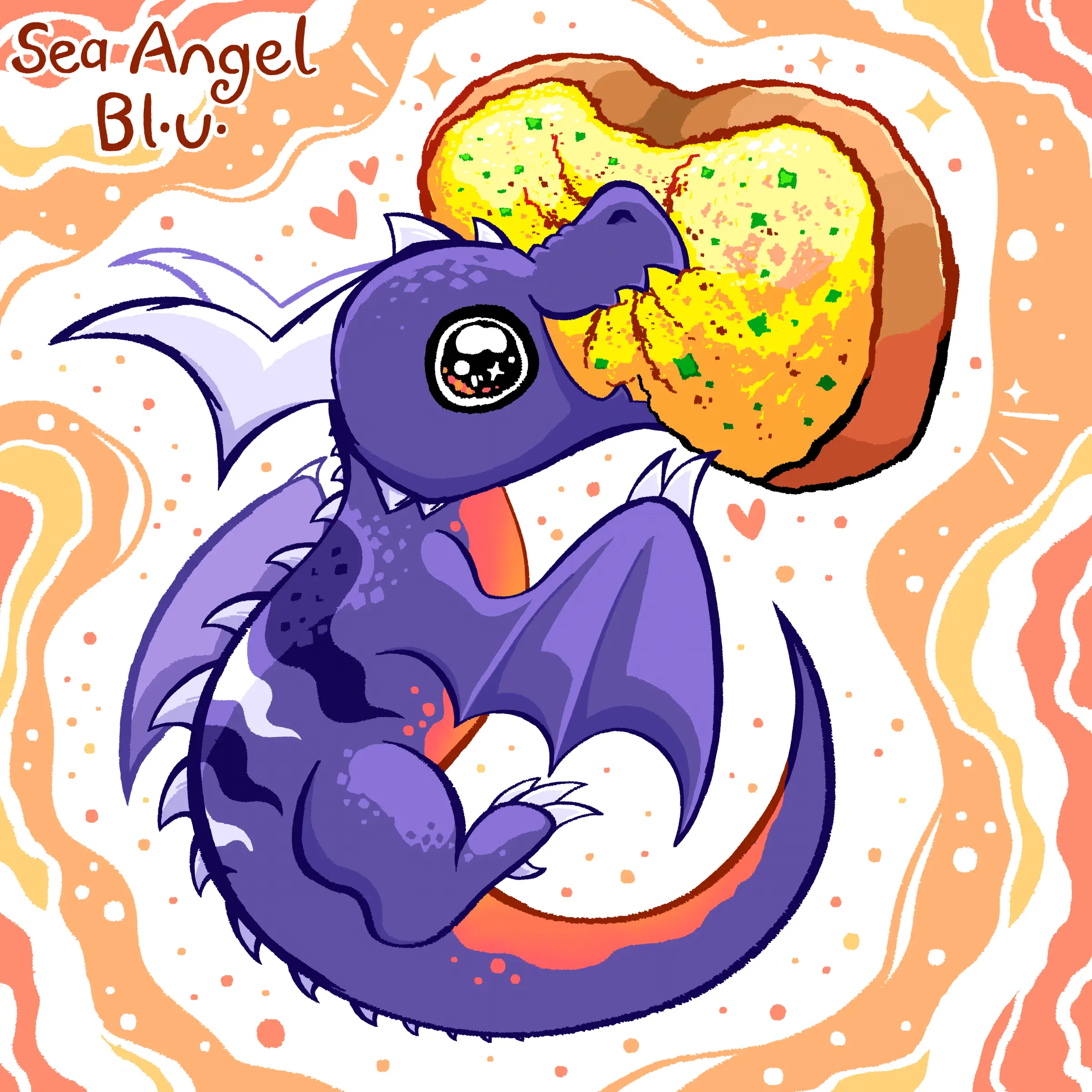 Dragon and Garlic Bread